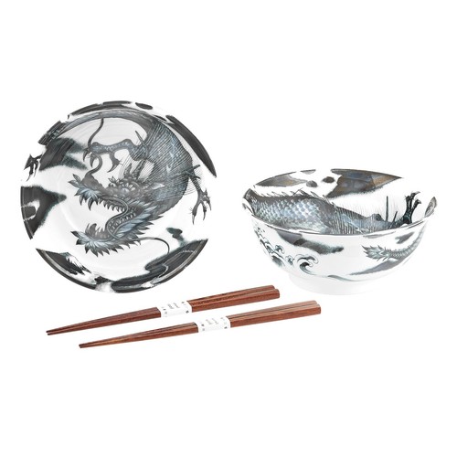 Drache ramen suppenschüssel - drache,
