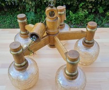 Kronleuchter eiche echtholz - kronleuchter, 5