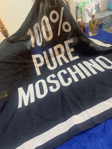 Moschino schal seide und - seide,