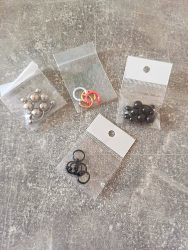 Piercing ringe sortiment - piercing-ringe, sortiment/set