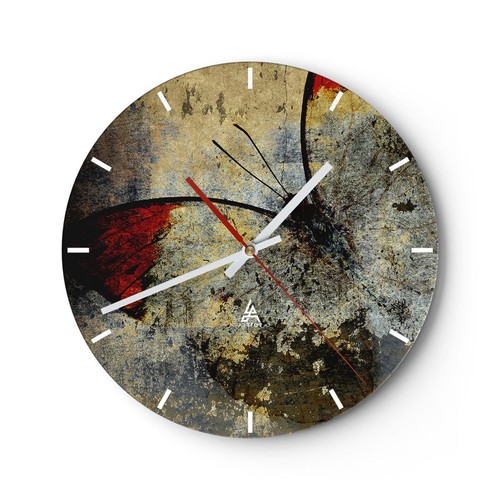 Modern wanduhr 40x40cm rund - 40x40cm,