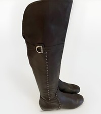 DIOR  Stiefel OVERKNEES Gr.36,36,5 Braun Nieten