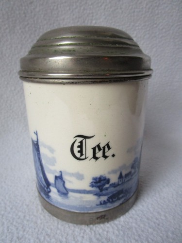 Alte teedose keramik tee dose - teedose,