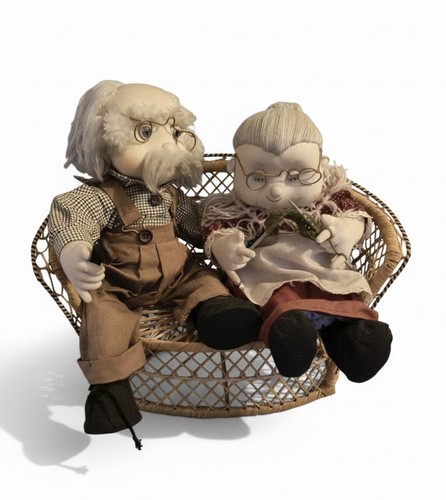 Puppenpaar oma opa - puppenpaar, opa"
