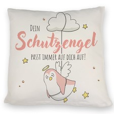 Schutzengel-Pinguin Kissen in