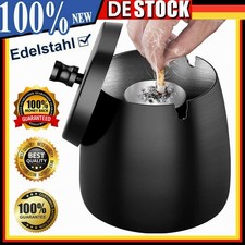 Edelstahl Aschenbecher Außen