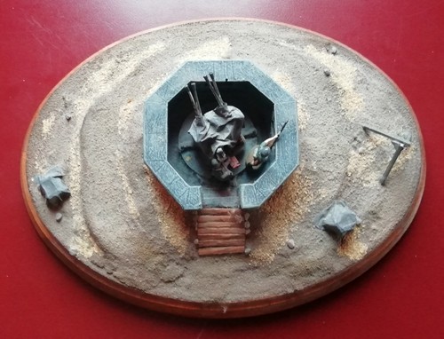 Diorama modellbau bunker - diorama,