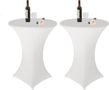Stretch Stehtisch Husse Für Bistrotisch Ø 60 70 80 cm Elegante Maschinenwäsche