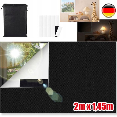 Fenster verdunkelung 200x145cm - verdunkelung,