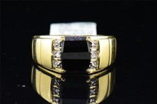 Herren 10k gelbgold rund - gelbgold,