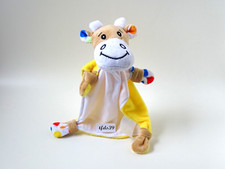 elasto form Kuh gelb weiß bunt Kuscheltuch Schnuffel (T224)