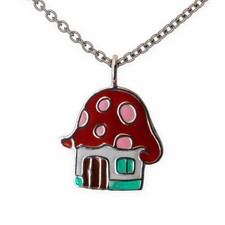 Halskette Toadstool Pilz Haus