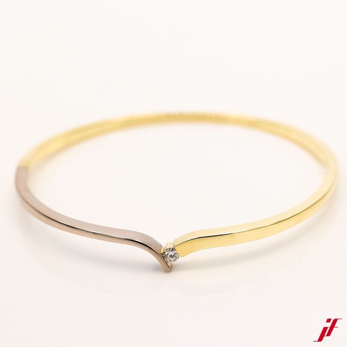 Armreifen 585 14k gelbgold - armreifen,