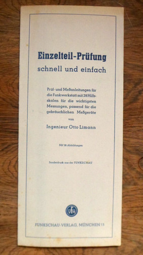 Funkschau hilfsskalen - hilfsskalen, f