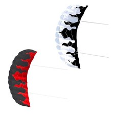 2M Parafoil Kite Zwei Linie