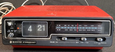 Klappzahlenradio Sanyo, Alt, RM5320, rot, Vintage, DEFEKT!!