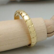 Ring Ehering mit Muster ohne Besatz in 750/18K Gelbgold - Gr. 59