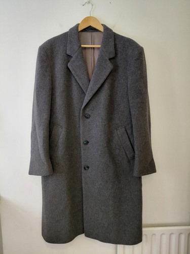 Crombie burton cashmere coat - cashmere,