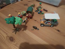 Selbstgebautes Playmobil Zoo/Freizeitpark-Set – Buggy, Baum & Tiere!