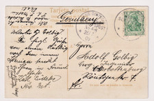 1909 Deutsches Reich Marine Schiffspost SMS No 48  Vigo aus  Vigo /Spanien