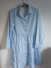 Stufenkleid Gr. L Blau Weiß Gestreift Klassisch