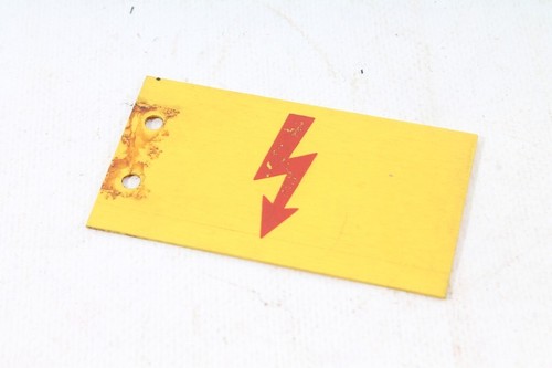 Altes elektro schild vorsicht - altes,