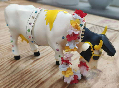 Cow parade elvis rock - cow,