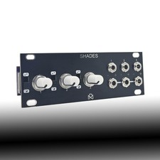 1U Shades (24HP Mutable Instruments Shades) Eurorack Module, Black Panel