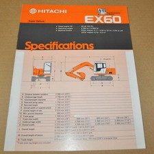 Hitachi EX60 Excavator