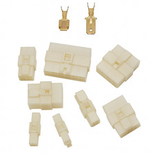 Gehäuse Stecker SET 6,3mm Flachsteckhülsen Flachstecker Steckverbinder Verbinder