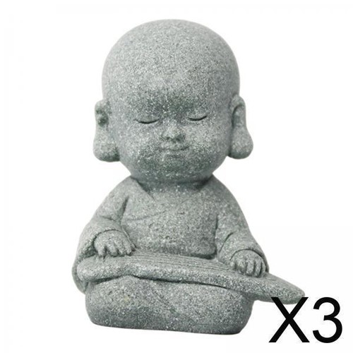 Mönch buddhastatue set resin - set,