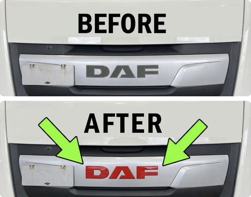 Daf 106 front - xf, aufkleber