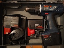 Bosch Akkuschrauber 14,4 Volt blau Akkus defekt