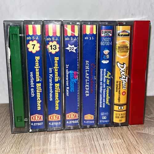 Hörspielkassetten set - 8x,