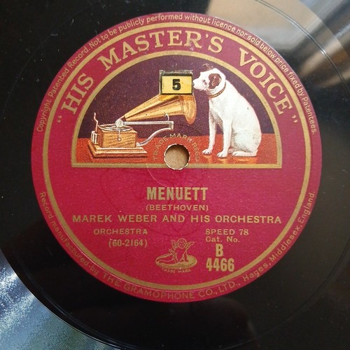 78t marek weber - weber., menuett