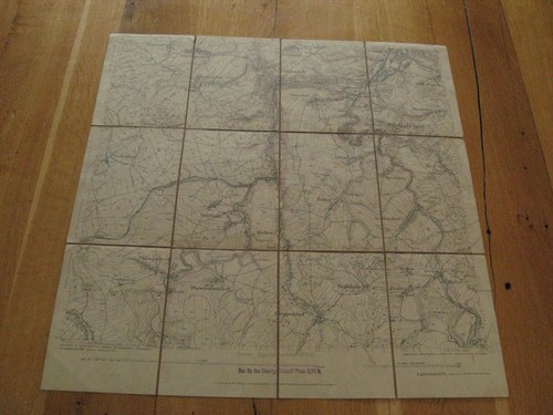 Altes messtischblatt section - altes,