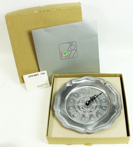 9179 alte zinn wanduhr - alte,
