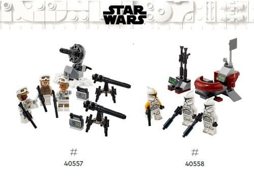 Lego star wars 40557 40558 - lego,