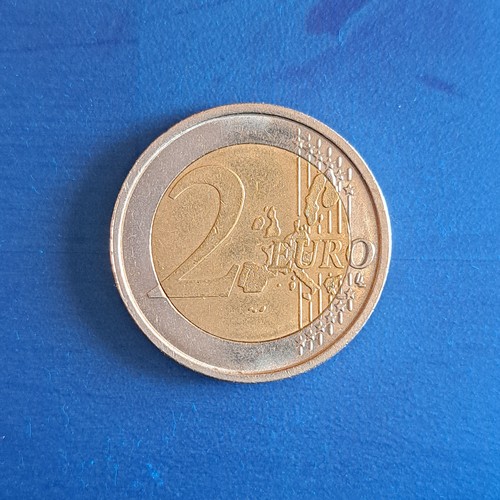 Euro münze aus - münze,