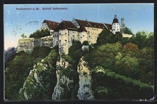 Heidenheim a. B., Blick zum Schloss Hellenstein, Ansichtskarte 1929 