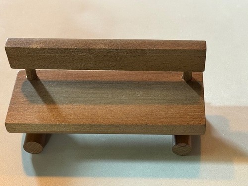 Goebel puppenmöbel holz - holz, bank