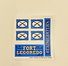 LEGO 6769 Fort Legoredo Sticker Stickersheet RARE Western Cowboys Vintage