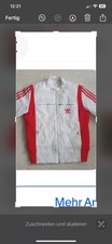 ADIDAS OLDSCHOOL VINTAGE RETRO -  JACKE ANORAK WINTER rot Weiß M 40 l s