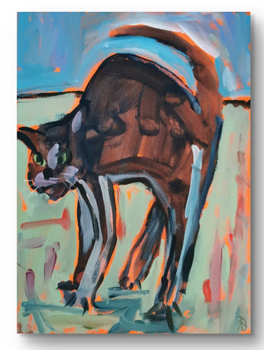 Original acryl gemälde x - original, 30
