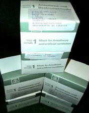 DRÄGER BEATMUNGSMASKE Gr.1 Anästhesiemaske Narkosemaske Anesthesia Mask MedVet Y