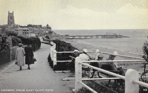 Cromer vom east cliff path - cromer,