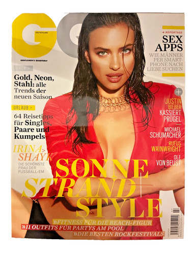 Männermagazin heft - gq,