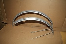 26 " Zoll Schutzblech Set vorn hinten Alu Aluminium DDR Fahrrad Mifa Diamant