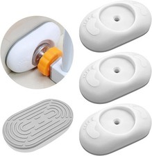 4 Stück Wandschutz für Türgitter Baby Treppengitter Treppenschutz Ohne Bohren