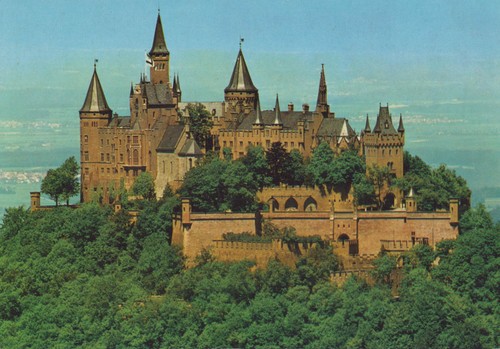 Alte ansichtskarte burg - ansichtskarte,